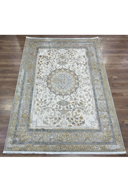 Иранский ковер Shahname 1200 406 Серый